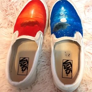 Sunset and sunrise Van's